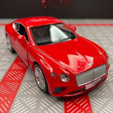 [TOY] 1:36 Bentley 2018 Continental GT Red Model Car Die-Cast