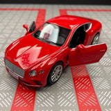 [TOY] 1:36 Bentley 2018 Continental GT Red Model Car Die-Cast
