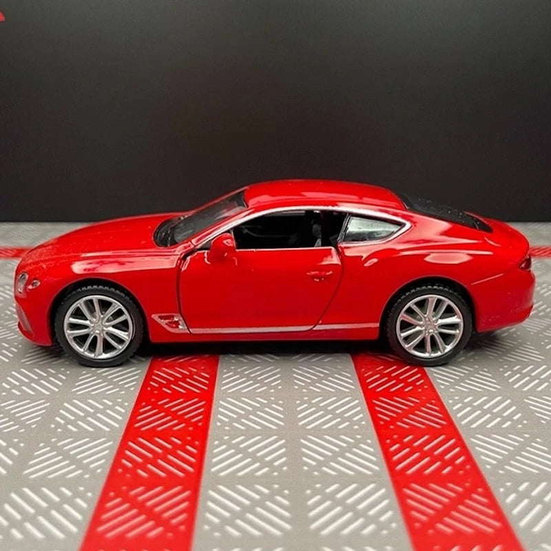 [TOY] 1:36 Bentley 2018 Continental GT Red Model Car Die-Cast