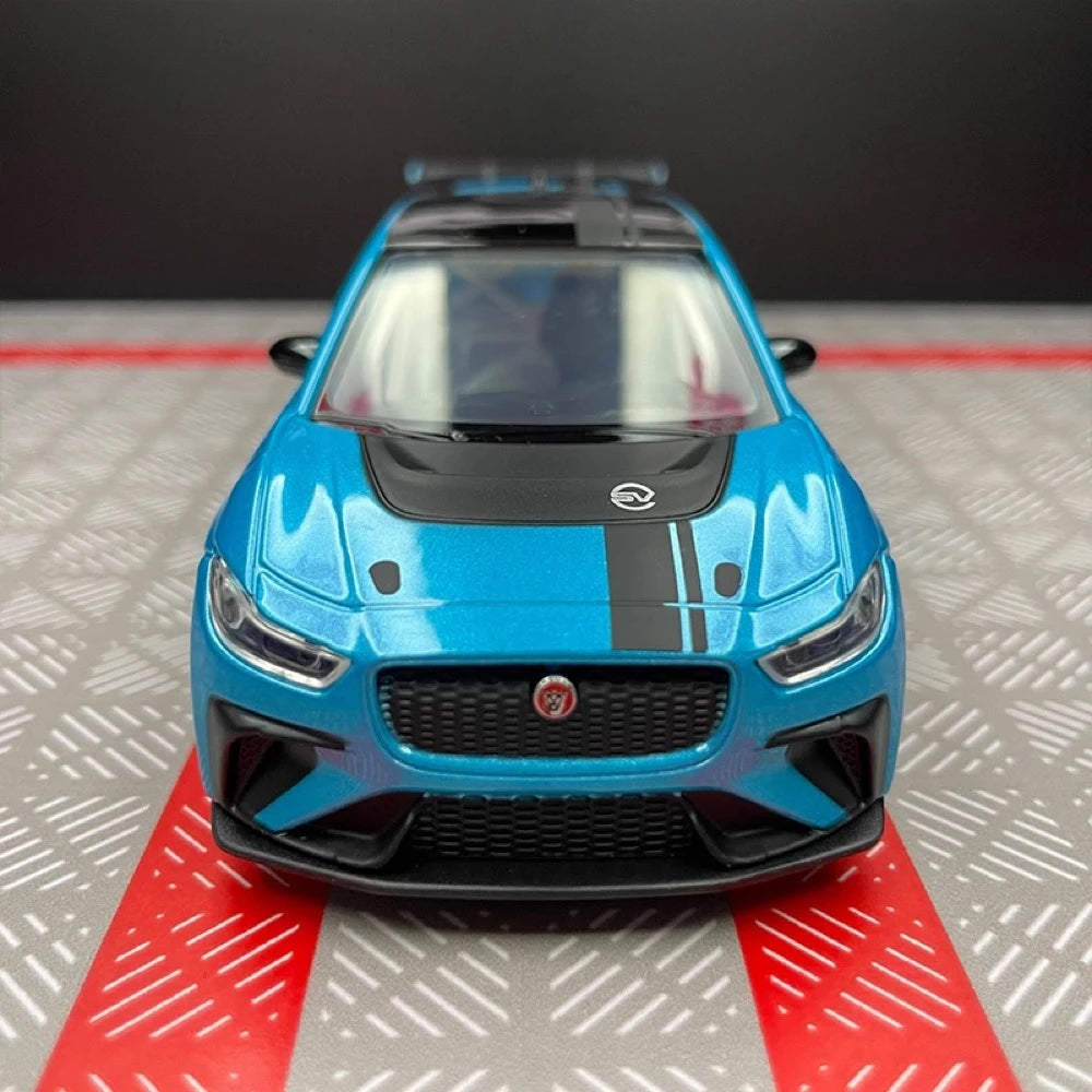 [TOY] 1:36 Jaguar 2018 I-Pace eTrophy Blue Model Car Die-Cast