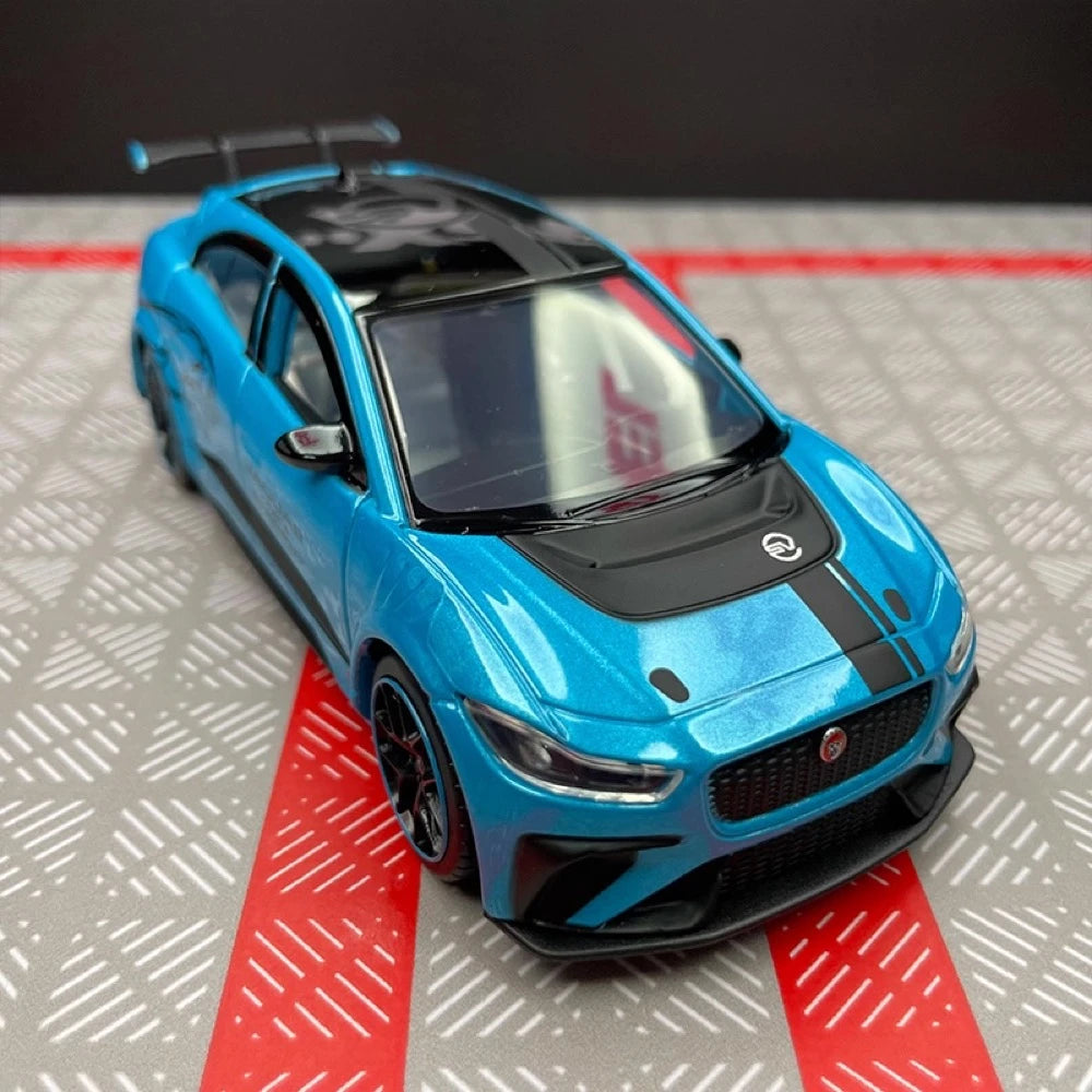 [TOY] 1:36 Jaguar 2018 I-Pace eTrophy Blue Model Car Die-Cast