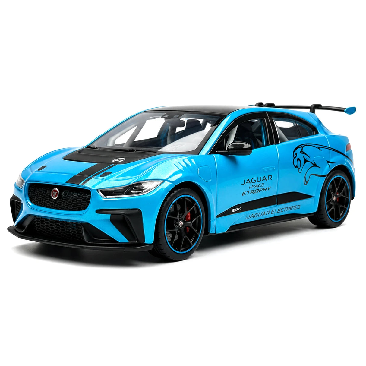 [TOY] 1:36 Jaguar 2018 I-Pace eTrophy blå modellbil Die-Cast