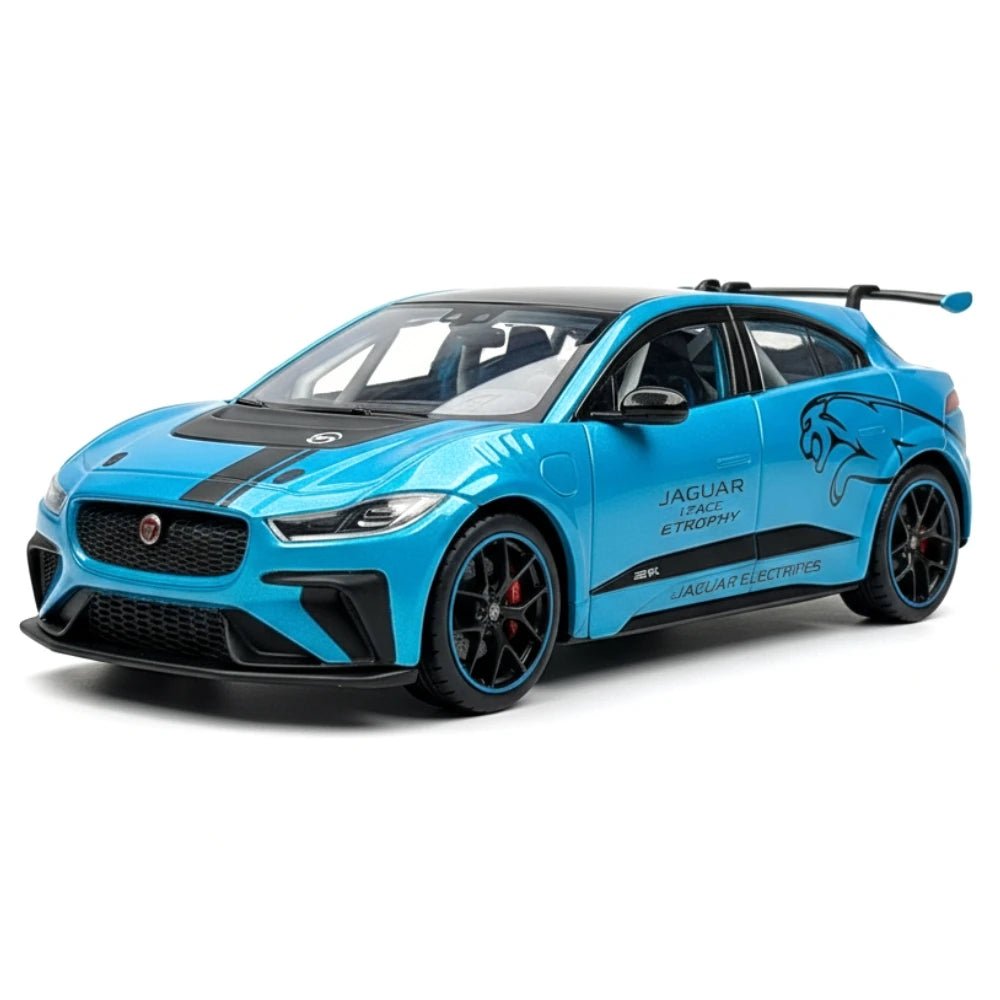 [TOY] 1:36 Jaguar 2018 I-Pace eTrophy Blue Model Car Die-Cast