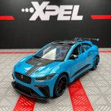 [TOY] 1:36 Jaguar 2018 I-Pace eTrophy blå modellbil Die-Cast