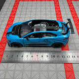 [TOY] 1:36 Jaguar 2018 I-Pace eTrophy blå modellbil Die-Cast