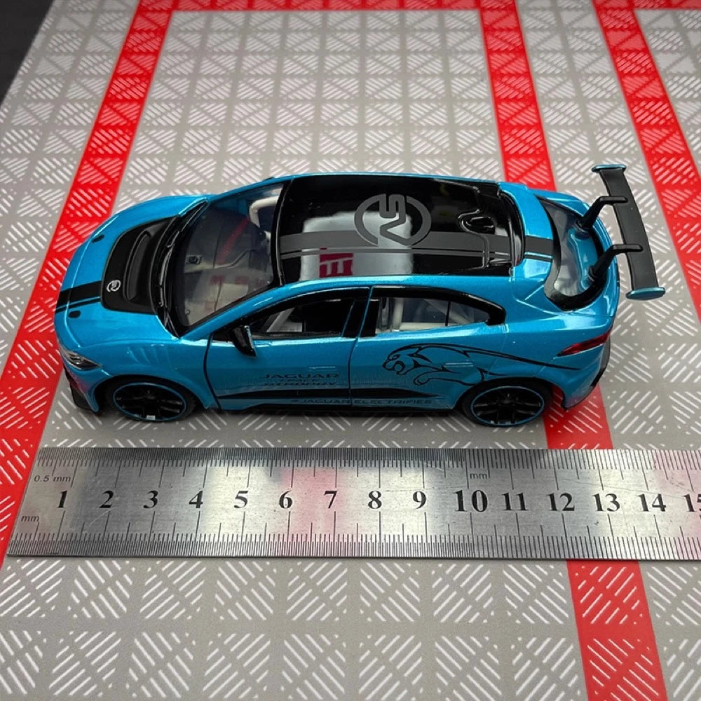 [TOY] 1:36 Jaguar 2018 I-Pace eTrophy Blue Model Car Die-Cast