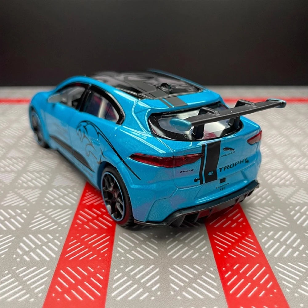 [TOY] 1:36 Jaguar 2018 I-Pace eTrophy Blue Model Car Die-Cast
