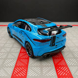 [TOY] 1:36 Jaguar 2018 I-Pace eTrophy blå modellbil Die-Cast