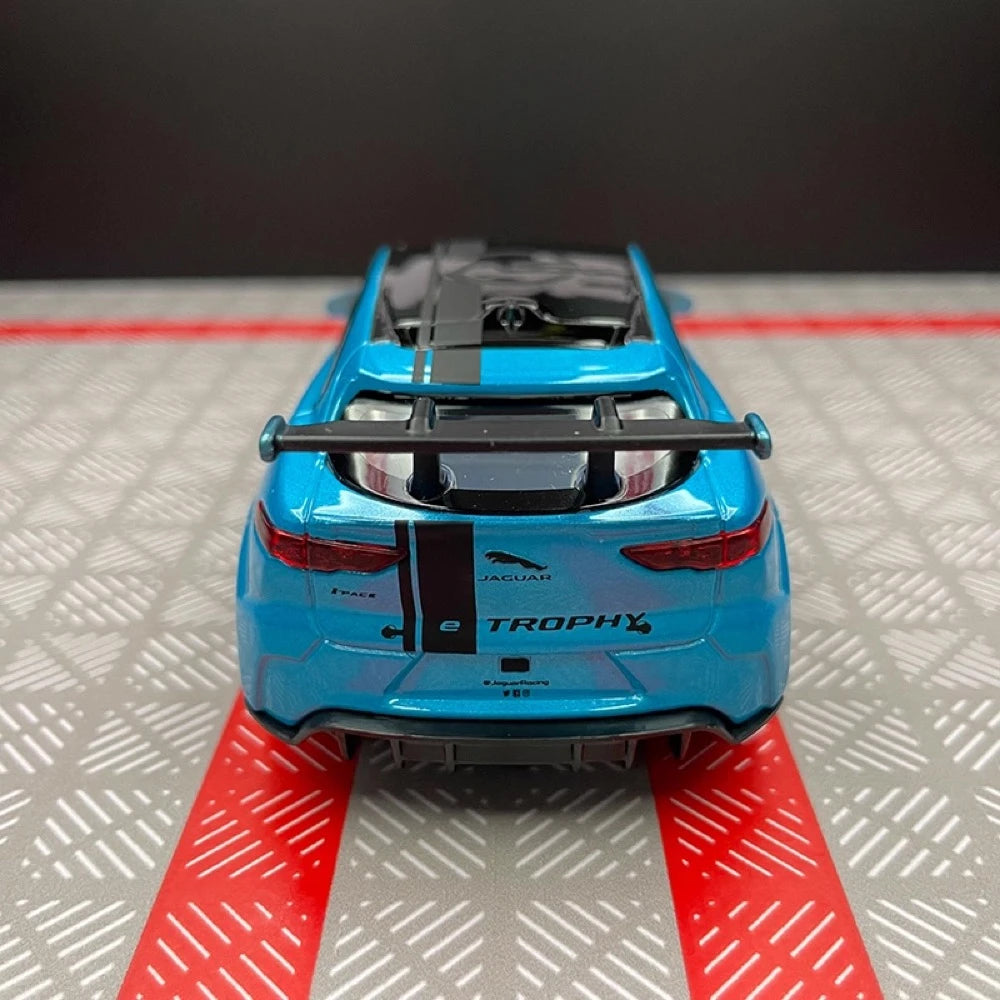 [TOY] 1:36 Jaguar 2018 I-Pace eTrophy Blue Model Car Die-Cast