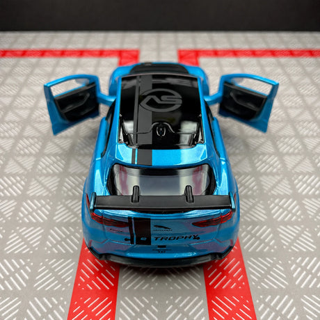 [TOY] 1:36 Jaguar 2018 I-Pace eTrophy blå modellbil Die-Cast