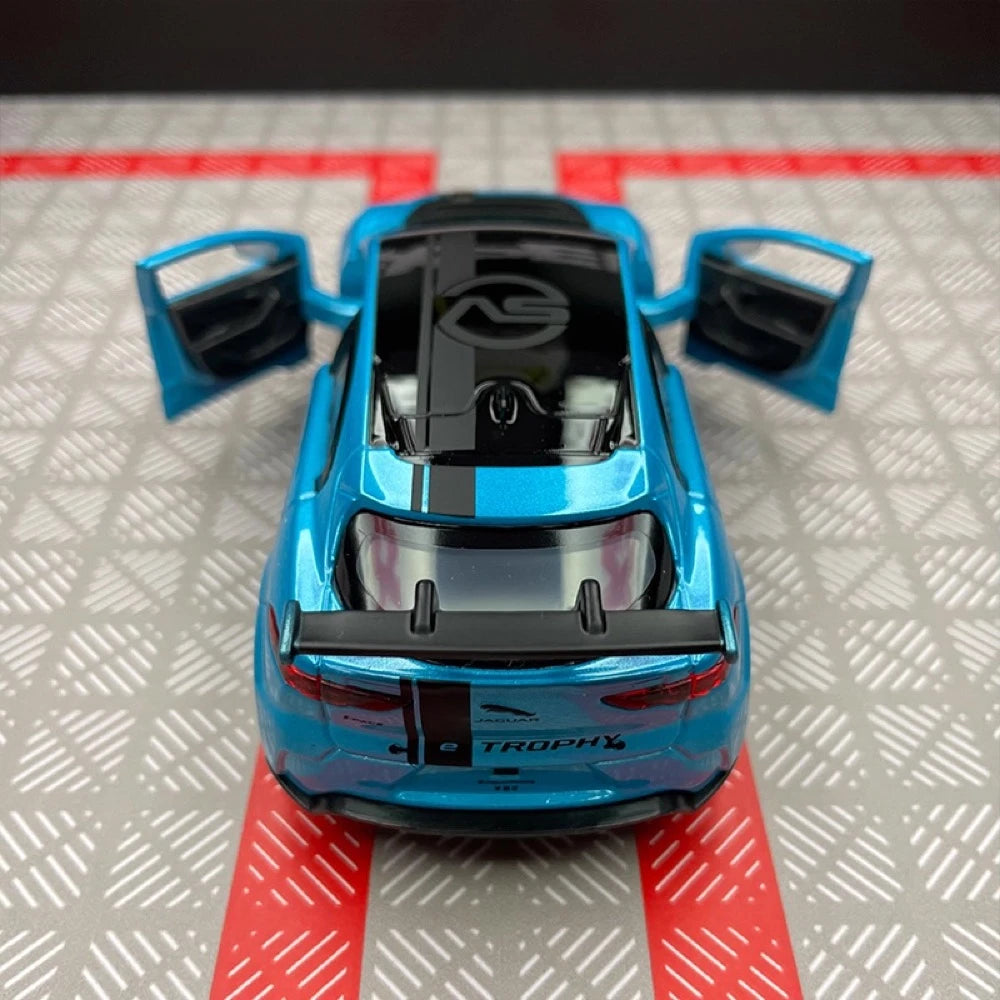 [TOY] 1:36 Jaguar 2018 I-Pace eTrophy Blue Model Car Die-Cast