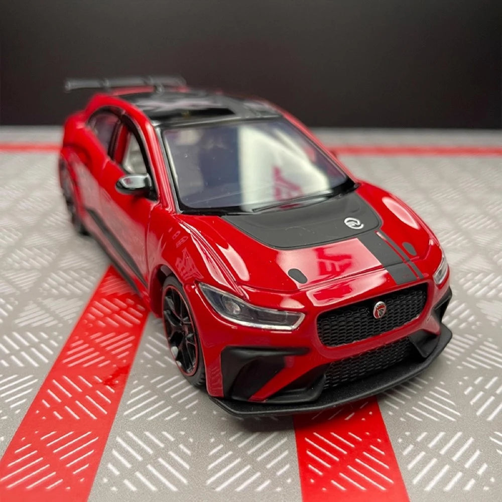 [TOY] 1:36 Jaguar 2018 I-Pace eTrophy Red Model Car Die-Cast