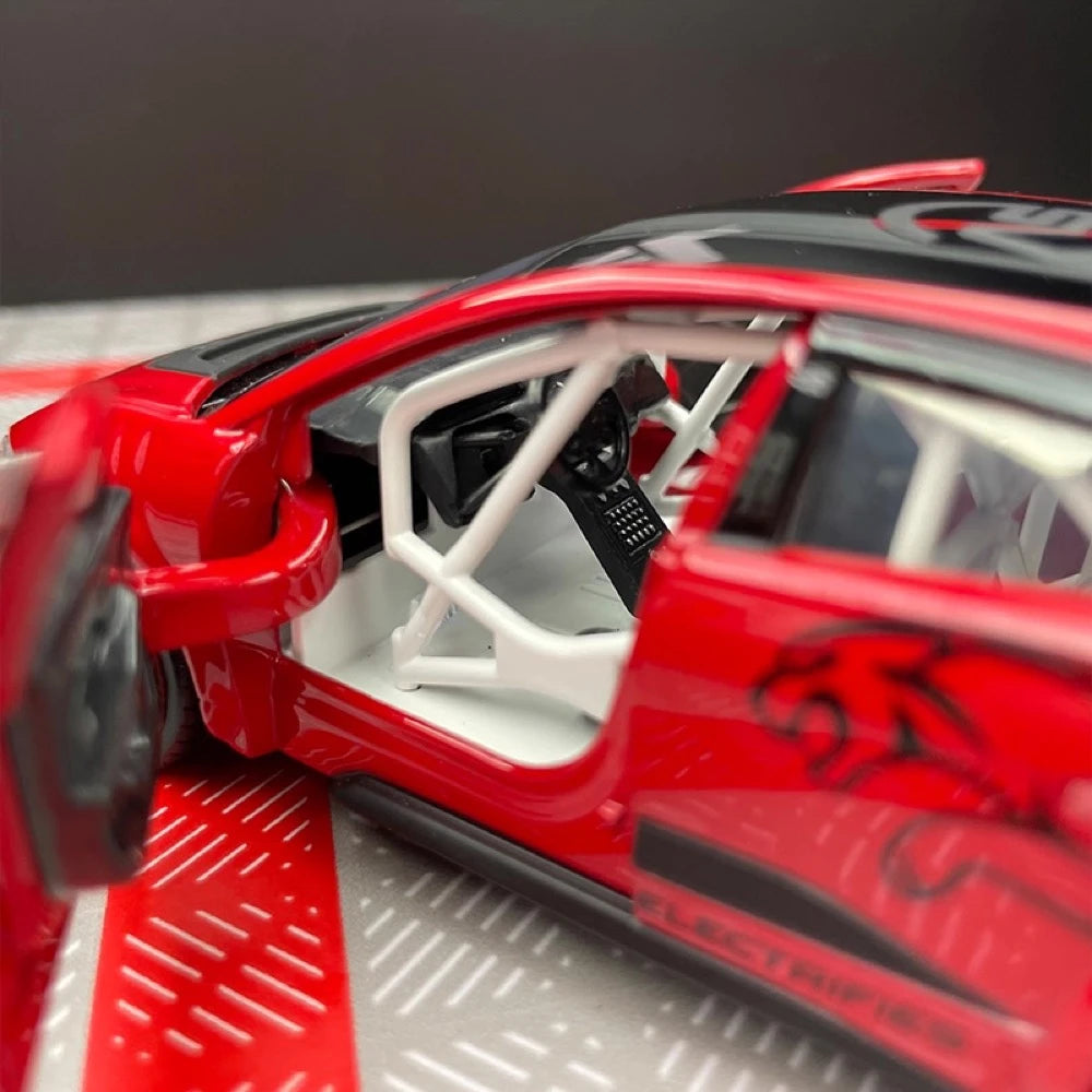 [TOY] 1:36 Jaguar 2018 I-Pace eTrophy Red Model Car Die-Cast
