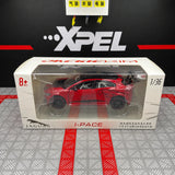 [TOY] 1:36 Jaguar 2018 I-Pace eTrophy röd modellbil Die-Cast