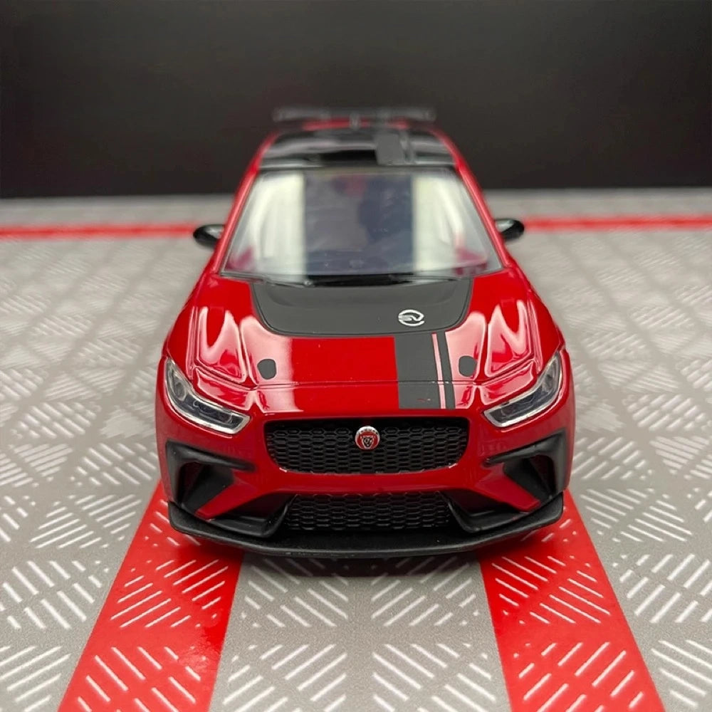 [TOY] 1:36 Jaguar 2018 I-Pace eTrophy Red Model Car Die-Cast