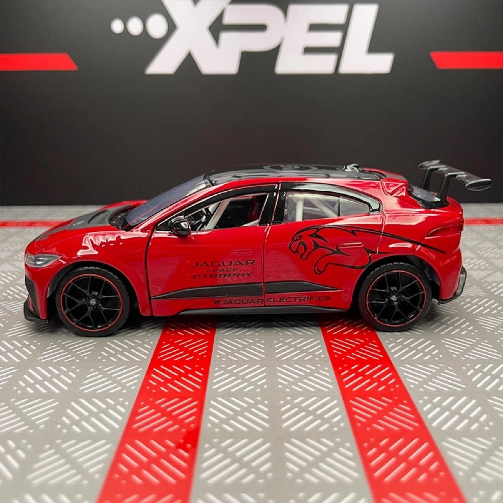 [TOY] 1:36 Jaguar 2018 I-Pace eTrophy Red Model Car Die-Cast