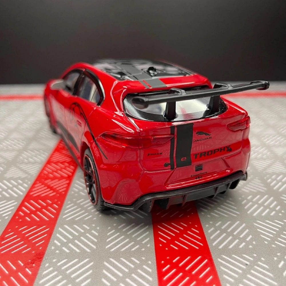 [TOY] 1:36 Jaguar 2018 I-Pace eTrophy Red Model Car Die-Cast