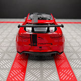 [TOY] 1:36 Jaguar 2018 I-Pace eTrophy röd modellbil Die-Cast