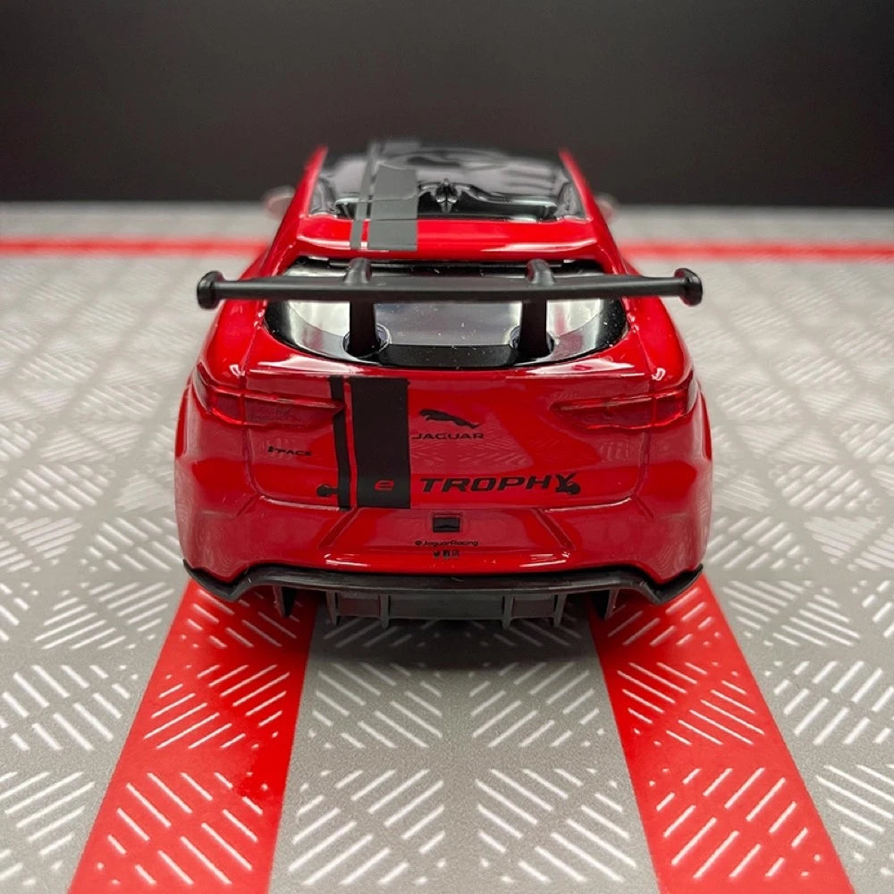 [TOY] 1:36 Jaguar 2018 I-Pace eTrophy Red Model Car Die-Cast
