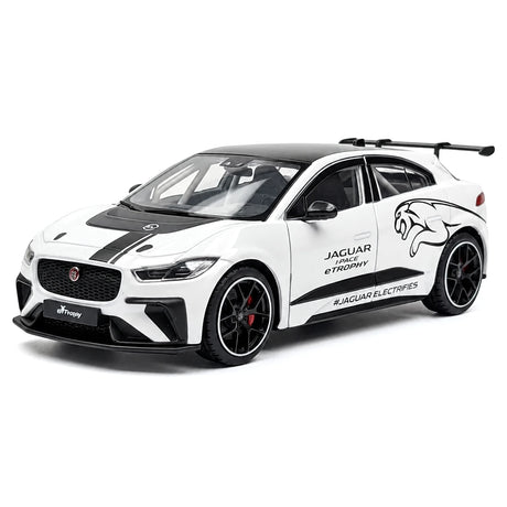 [TOY] 1:36 Jaguar 2018 I-Pace eTrophy vit modellbil Die-Cast