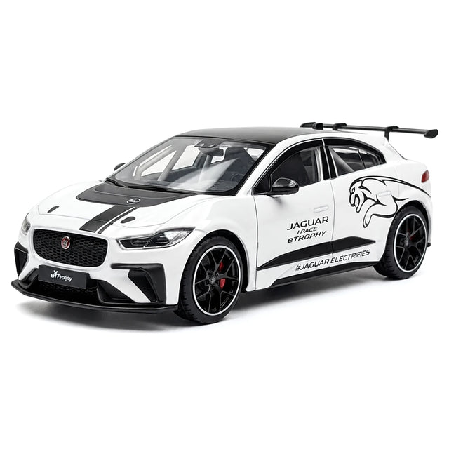 Jaguar 2018 I-Pace eTrophy White 1:36 – Diecast Display Model Die-Cast