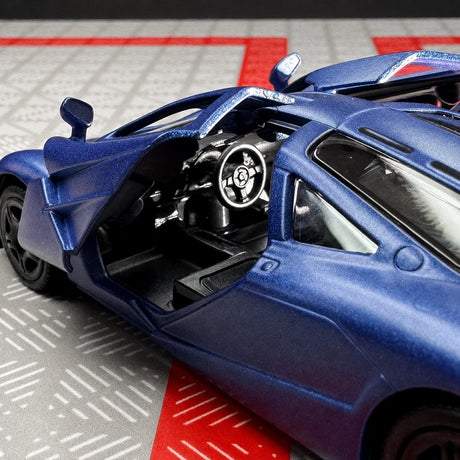 [TOY] 1:36 McLaren 1995 F1 XP5 blu modellino di auto Die-Cast