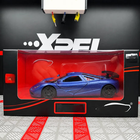 [TOY] 1:36 McLaren 1995 F1 XP5 blu modellino di auto Die-Cast