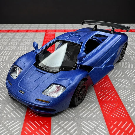 [TOY] 1:36 McLaren 1995 F1 XP5 blu modellino di auto Die-Cast
