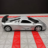 McLaren 1995 F1 XP5 실버 1:36 – 다이캐스트 디스플레이 모델 다이캐스트