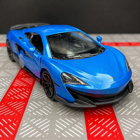 [TOY] 1:36 McLaren 2015 600LT blu modellino di auto Die-Cast