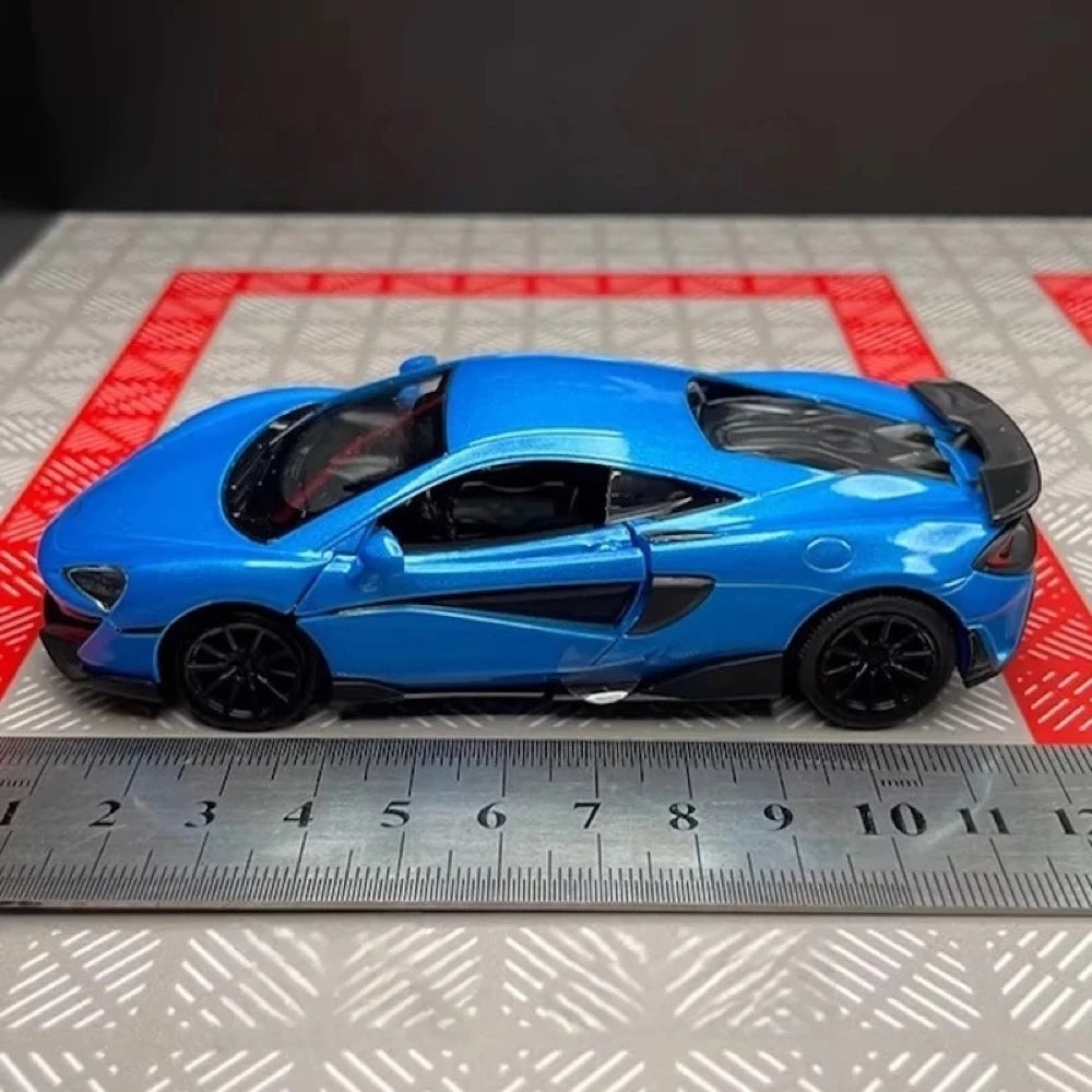 [TOY] 1:36 McLaren 2015 600LT blu modellino di auto Die-Cast