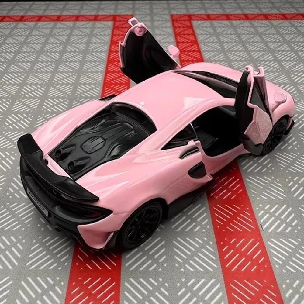 [TOY] 1:36 McLaren 2015 600LT Pink Model Car Die-Cast