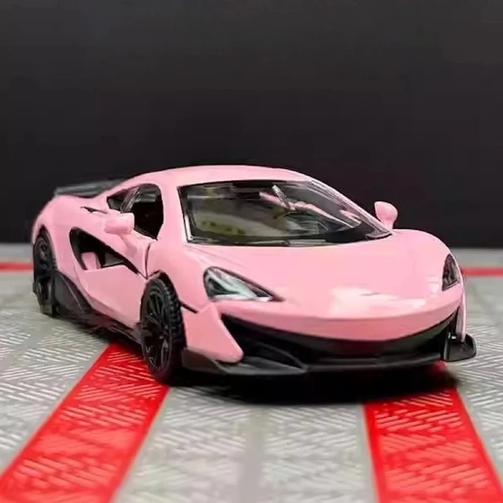 [TOY] 1:36 McLaren 2015 600LT Pink Model Car Die-Cast