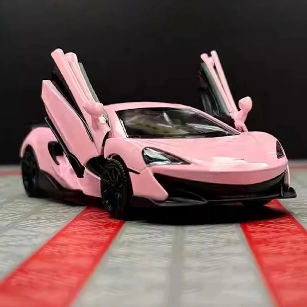 [TOY] 1:36 McLaren 2015 600LT Pink Model Car Die-Cast