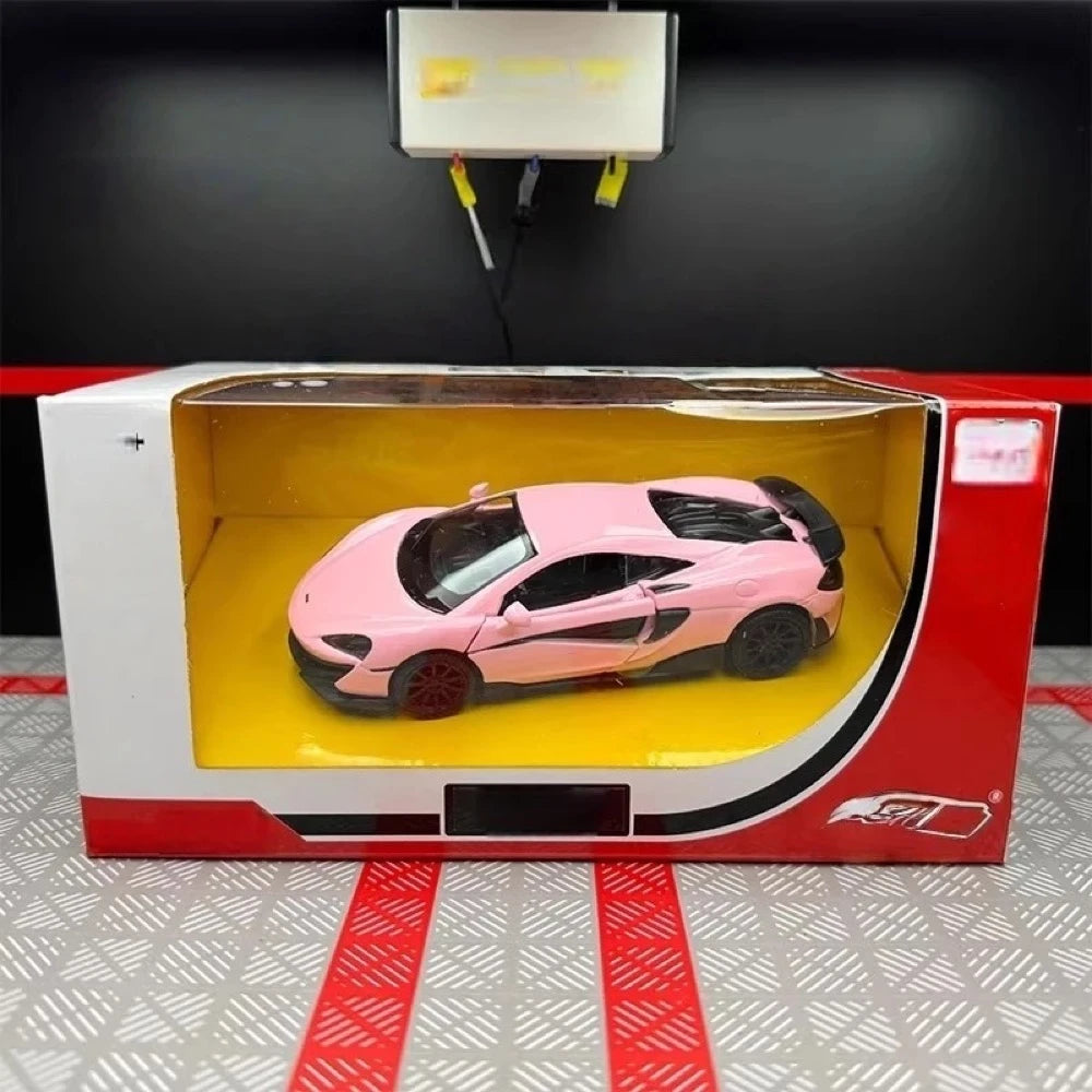 [TOY] 1:36 McLaren 2015 600LT Pink Model Car Die-Cast