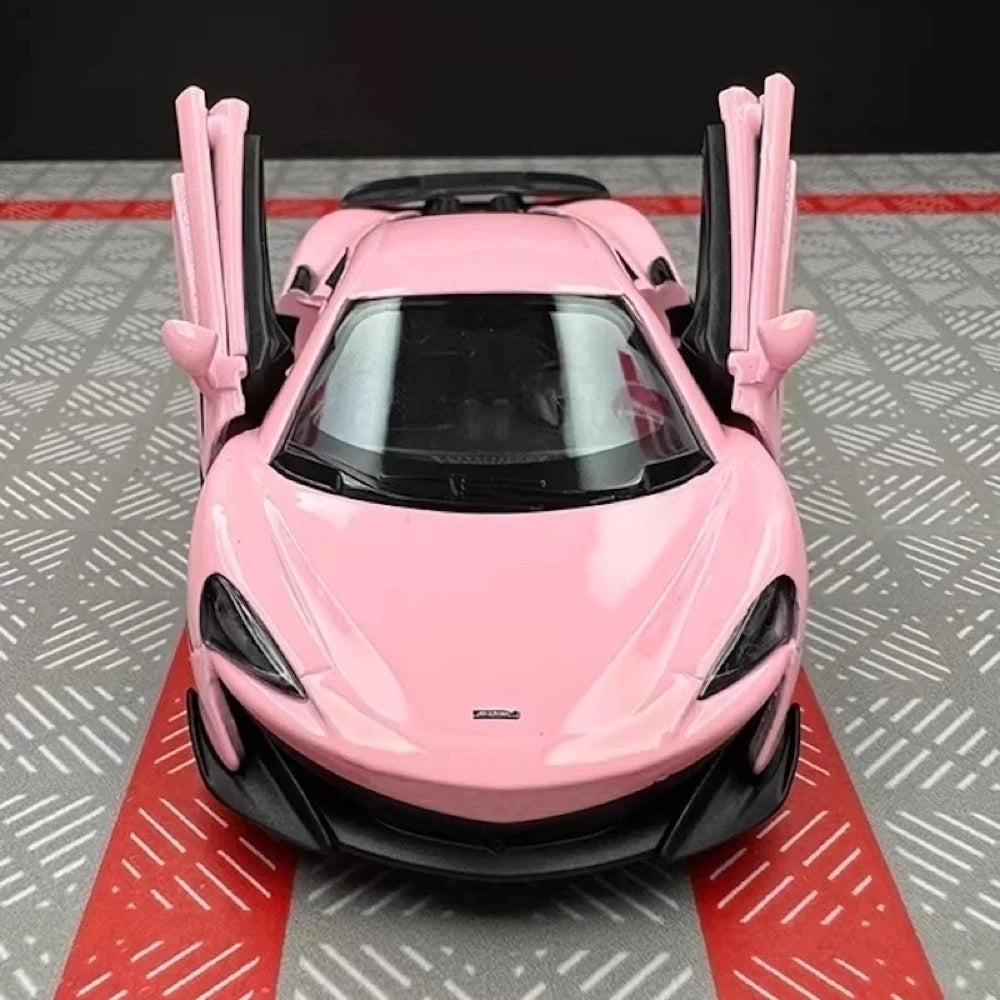 [TOY] 1:36 McLaren 2015 600LT Pink Model Car Die-Cast