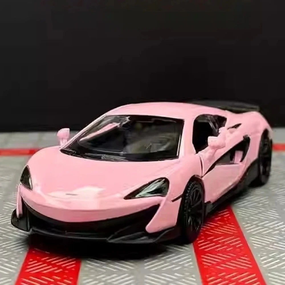 [TOY] 1:36 McLaren 2015 600LT Pink Model Car Die-Cast