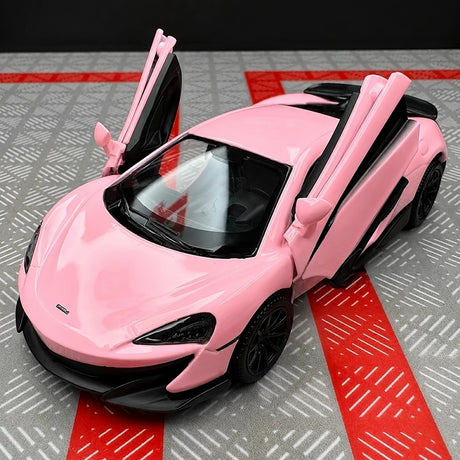 [TOY] 1:36 McLaren 2015 600LT rosa modellino di auto Die-Cast