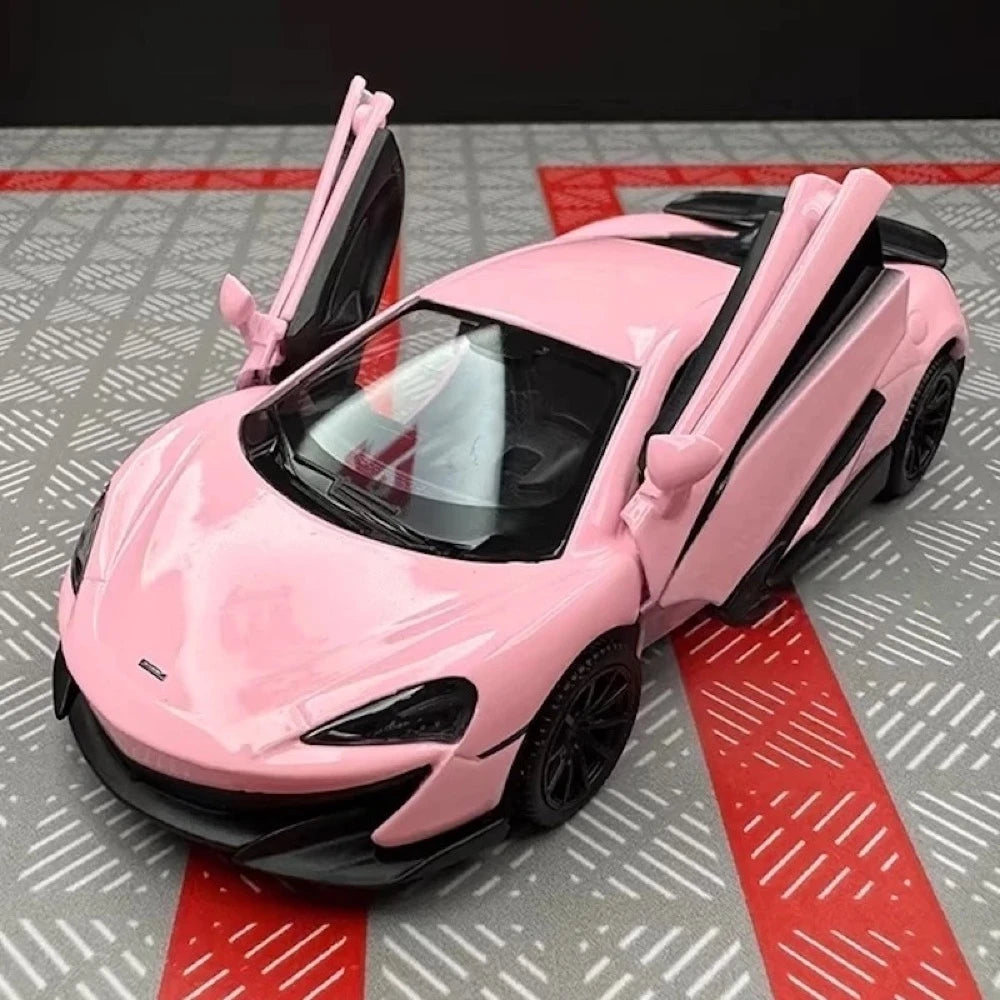 [TOY] 1:36 McLaren 2015 600LT Pink Model Car Die-Cast