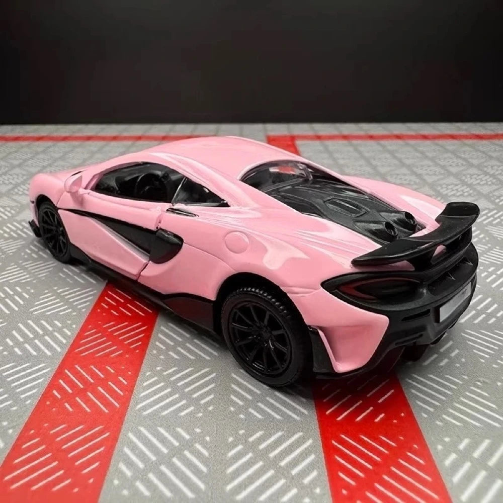 [TOY] 1:36 McLaren 2015 600LT Pink Model Car Die-Cast