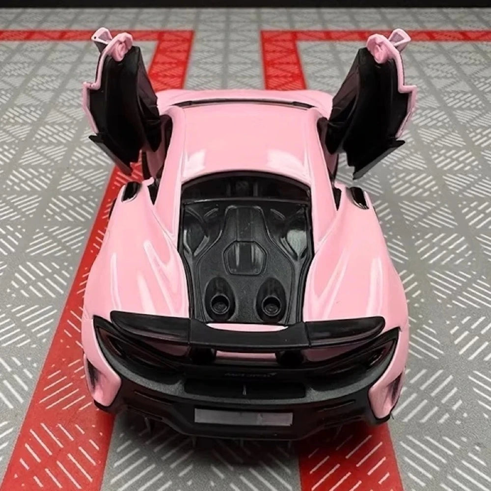 [TOY] 1:36 McLaren 2015 600LT Pink Model Car Die-Cast