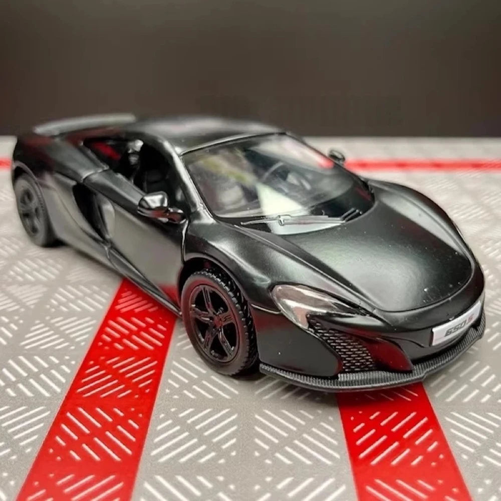 [TOY] 1:36 McLaren 2016 650S nero modellino di auto Die-Cast