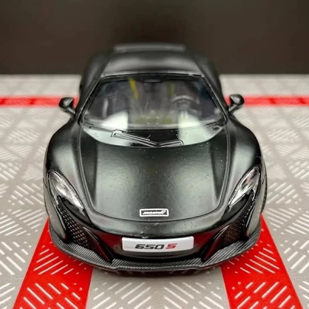 [TOY] 1:36 McLaren 2016 650S nero modellino di auto Die-Cast