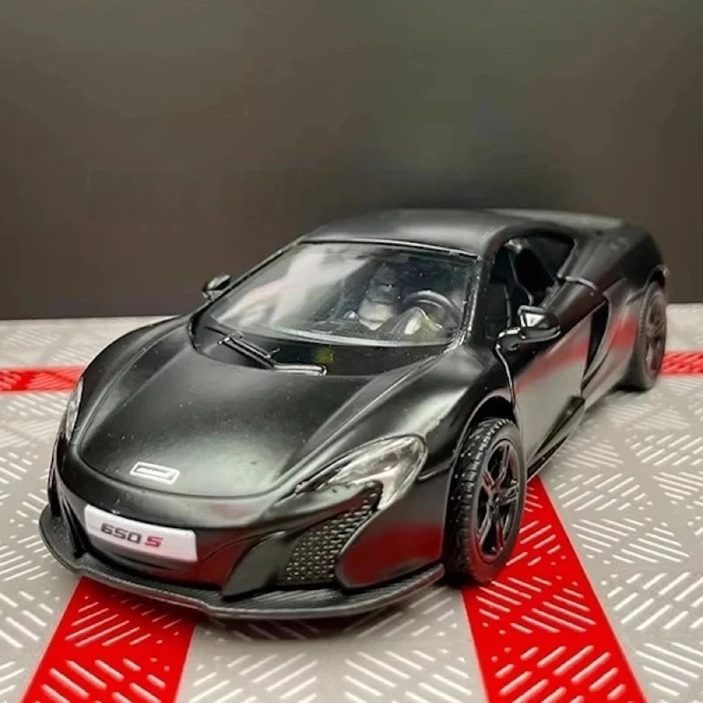 [TOY] 1:36 McLaren 2016 650S nero modellino di auto Die-Cast