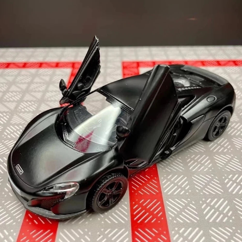 [TOY] 1:36 McLaren 2016 650S nero modellino di auto Die-Cast