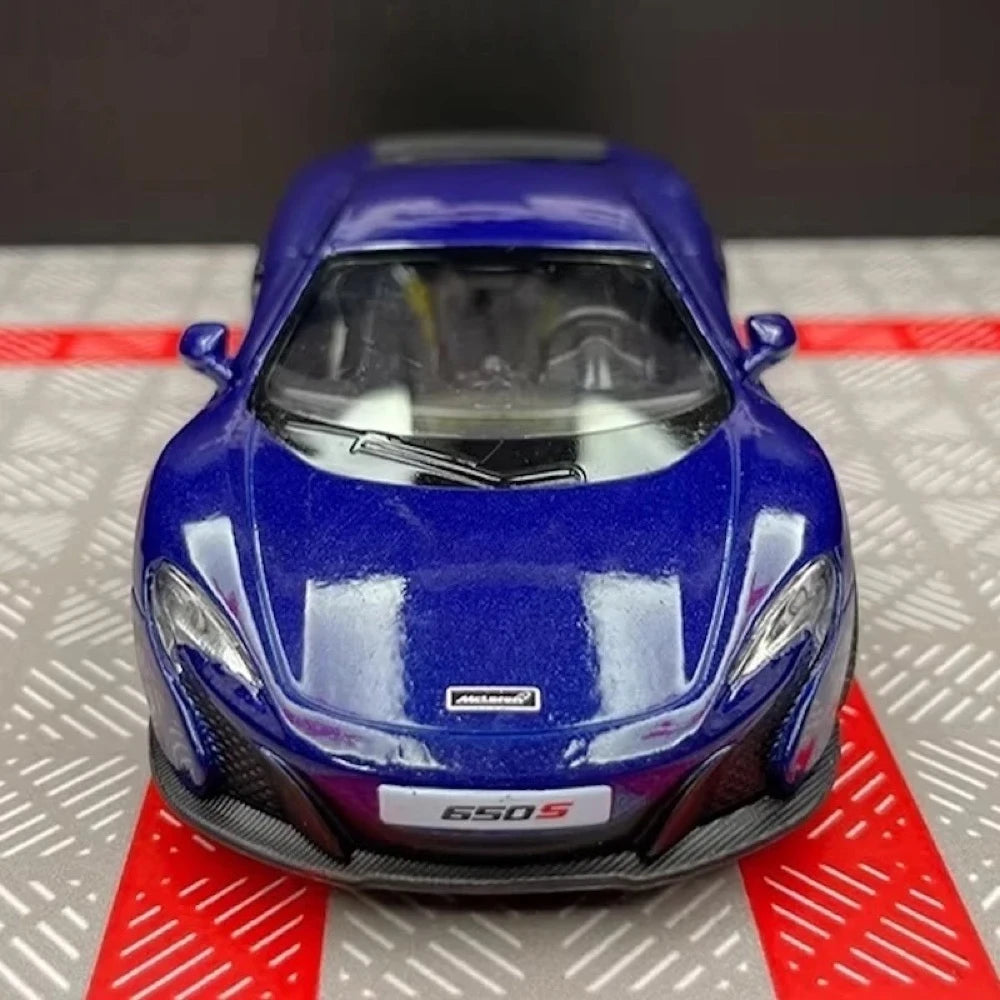 [TOY] 1:36 McLaren 2016 650S Glossy Blue Model Car Die-Cast