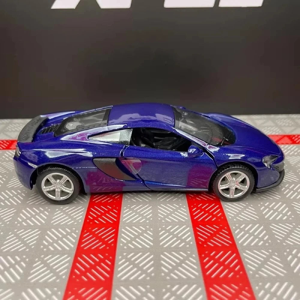 [TOY] 1:36 McLaren 2016 650S Glossy Blue Model Car Die-Cast