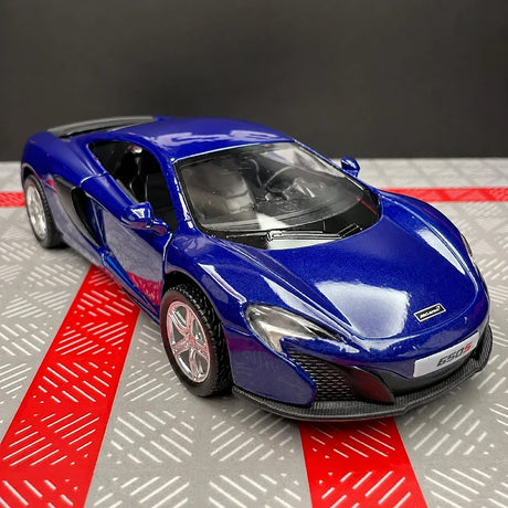 McLaren 2016 650S Lucidy Blue 1:36 – modello espositivo pressofuso
