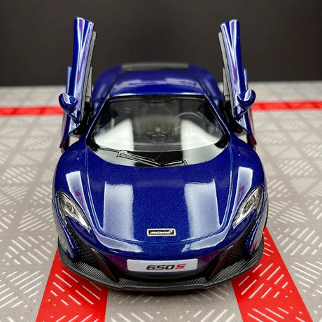 McLaren 2016 650S Lucidy Blue 1:36 – modello espositivo pressofuso