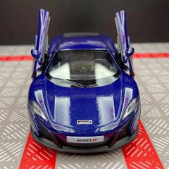[TOY] 1:36 McLaren 2016 650S Glossy Blue Model Car Die-Cast
